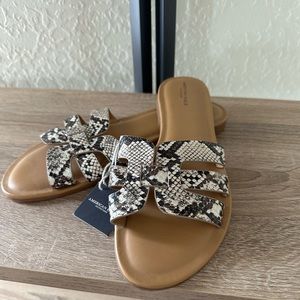 American Eagle Snakeskin Sandals